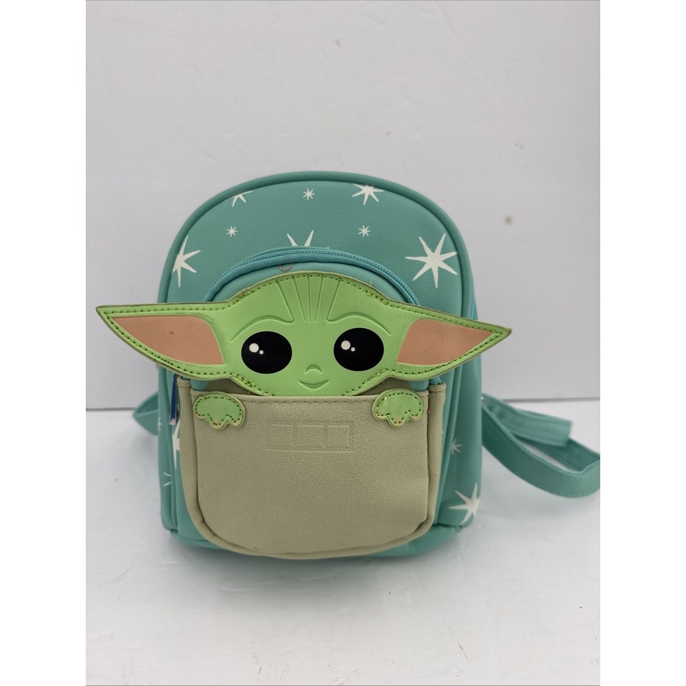 Star Wars Mandalorian The Child Grogu‎ Baby Yoda Small Mini Backpack Wrist Bag